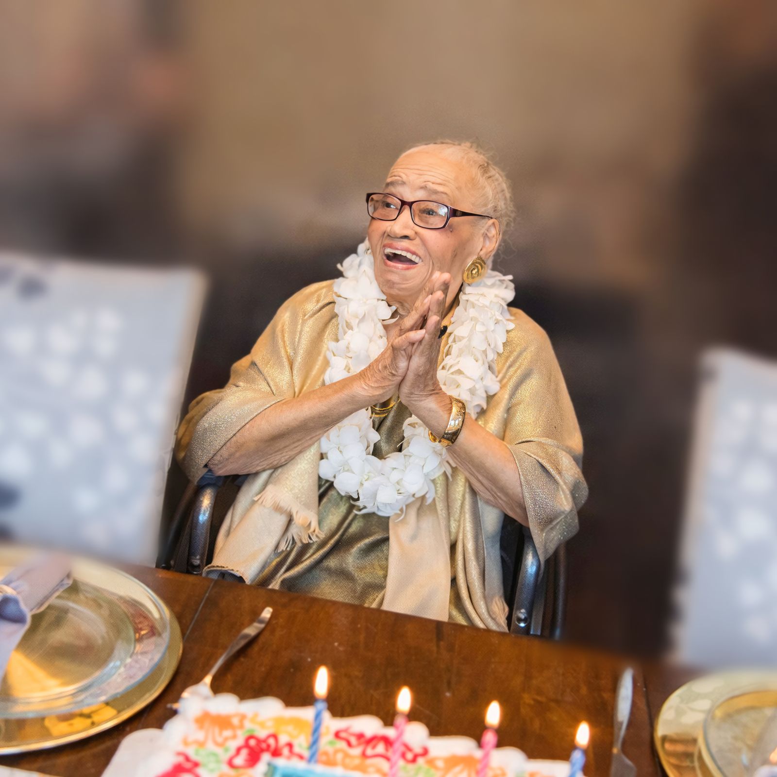 Gladys McClain celebrates her 90th birthday